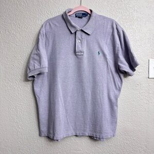 Polo by Ralph Lauren Men's Lavender Polo - Size L
